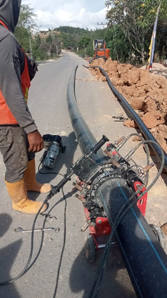 Pipa HDPE Westpex digunakan dalam sistem irigasi.