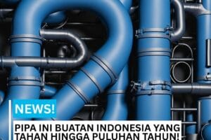 Ilustrasi pipa kuat yang tahan lama