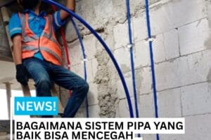 Pekerja Westpex melakukan pengerjaan sistem pipa profesional