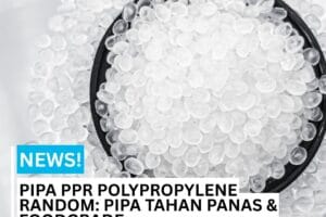 Gambar Bahan pipa PPR biji plastik Polypropylene Random yang tahan panas dan foodgrade