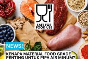 Gambar makanan dengan logo foodgrade