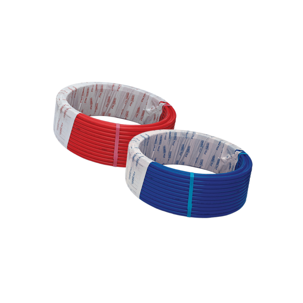 Gambar pipa PEX Westpex Blue dan Red