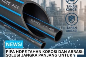 Pipa HDPE tahan korosi dan abrasi buatan westpex