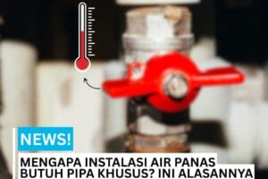 Instalasi pipa air panas