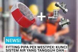 Gambar Pipa pex red dan fitting copper westpex