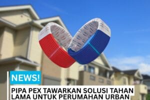 pipa pex pada perumahan urban di perkotaan