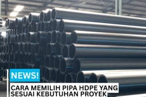 Cara memilih HDPE PIPA dan harga hdpe